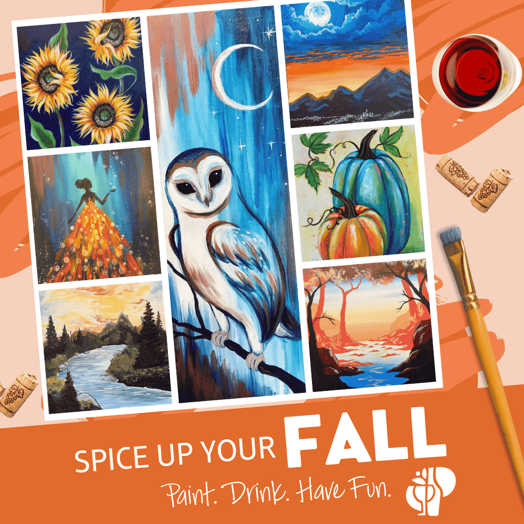 Spice Up your Fall with Paint and Sip Classes at Pinot's Palette West Chester